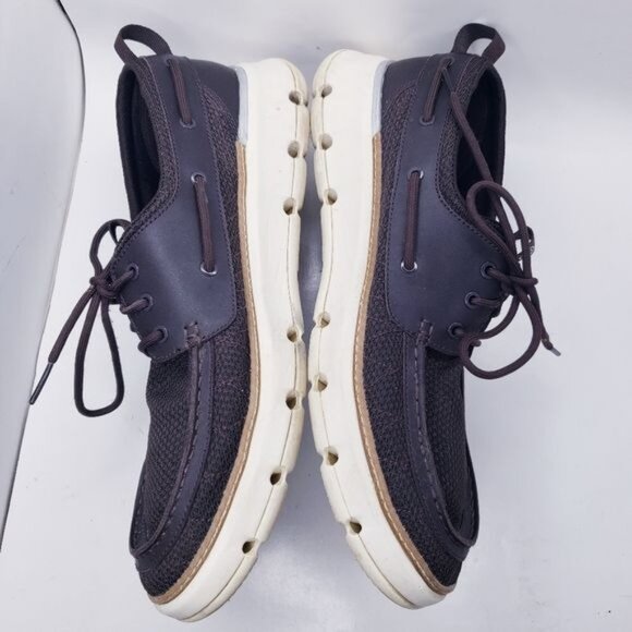 Cole Haan Brown 4.ZeroGrand Regatta Boat Shoes Loafers Men\'s Size 11.5 Wide main image 7